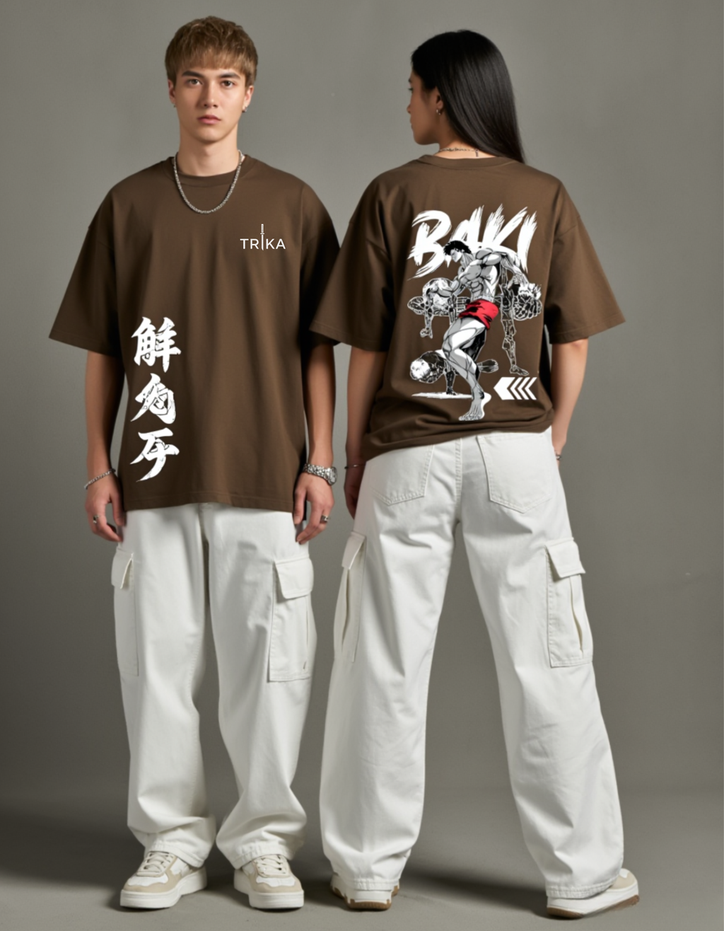 TRIKA Baki Graphic T-Shirt - Premium French Terry Cotton