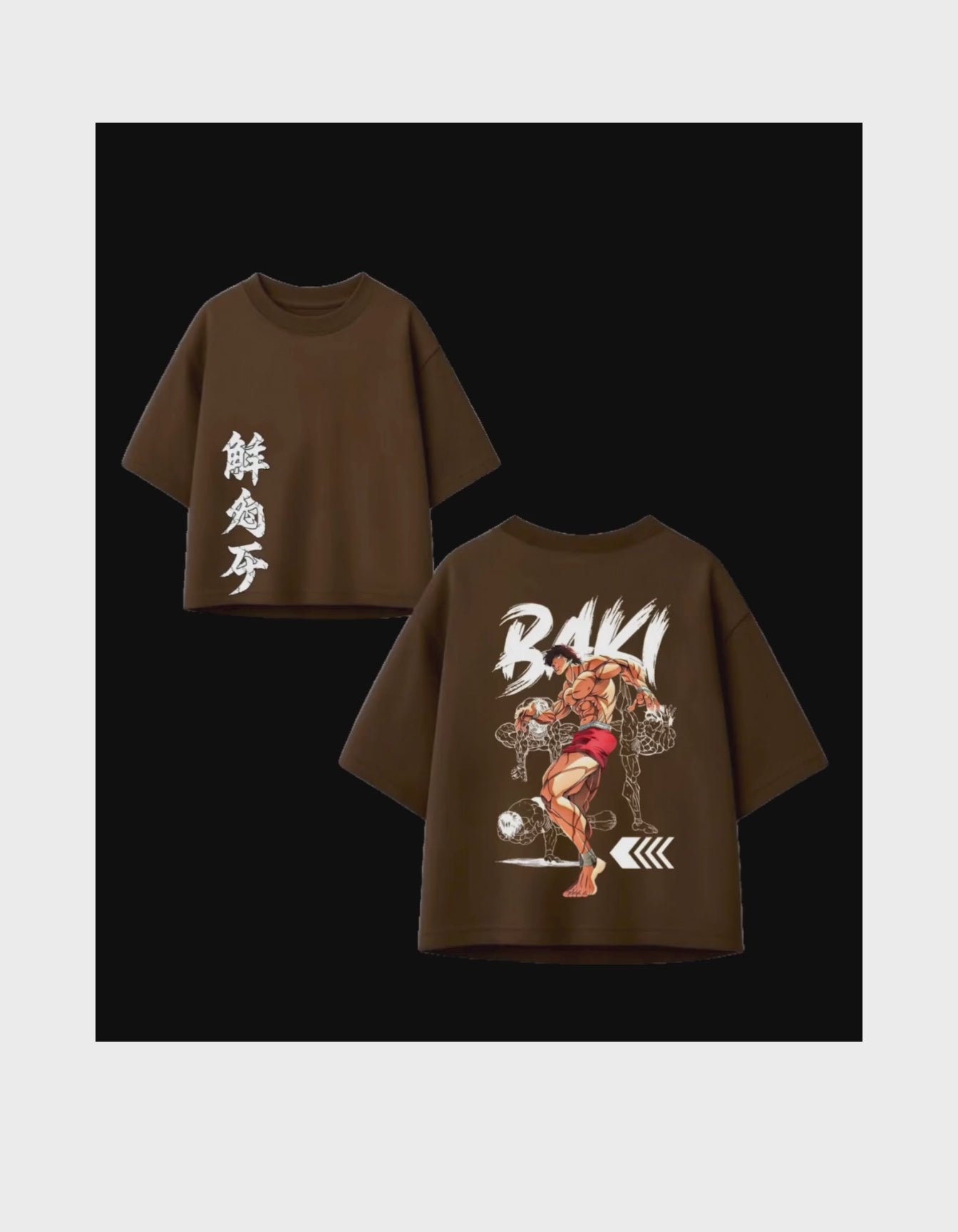 TRIKA Baki Graphic T-Shirt - Premium French Terry Cotton